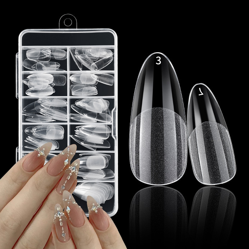 Eyelash Extension Full Set - Nail Tips Extensions Short Press on