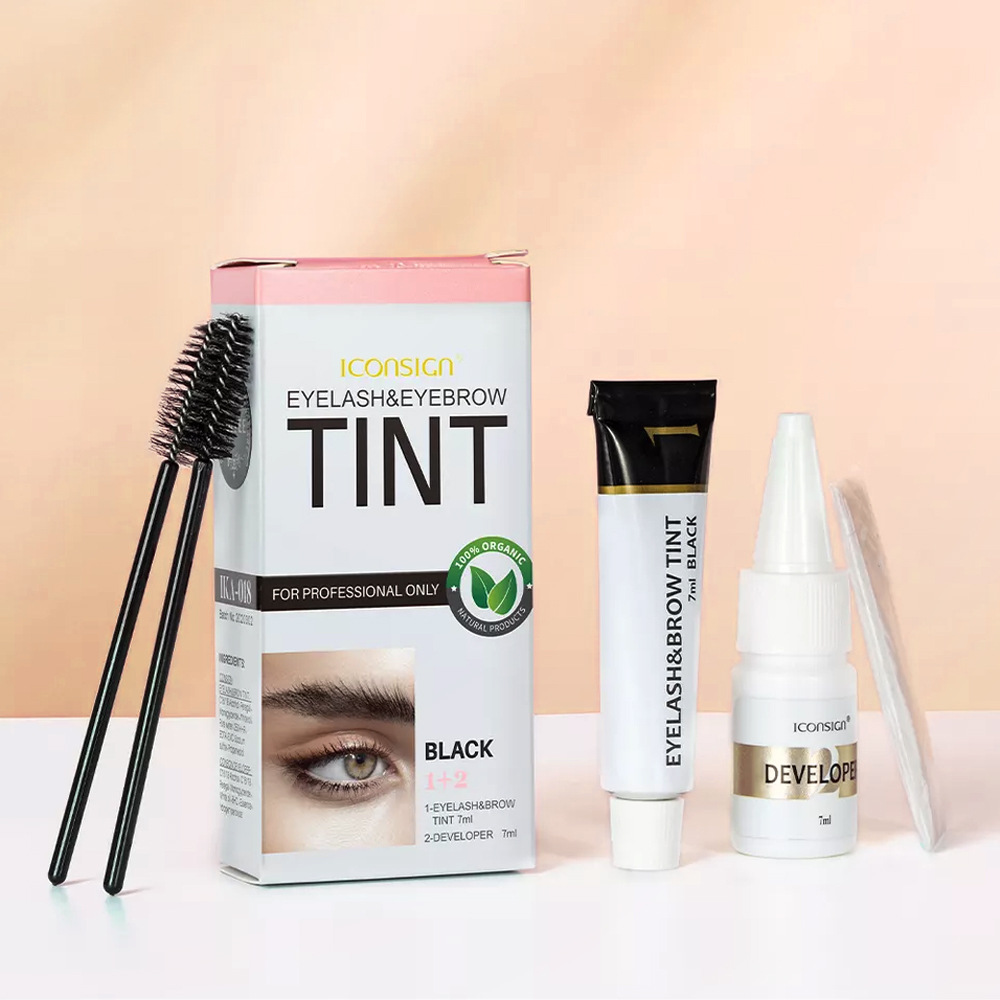 Eyelash Extension Full Set - Eyelash Eyebrow Dye Tint Kit Fast