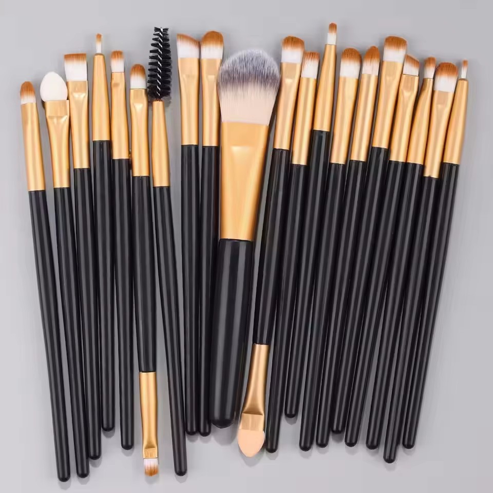 Eyelash Extension Full Set - Double-ended Soft Bristles Brushes 20Pcs Makeup