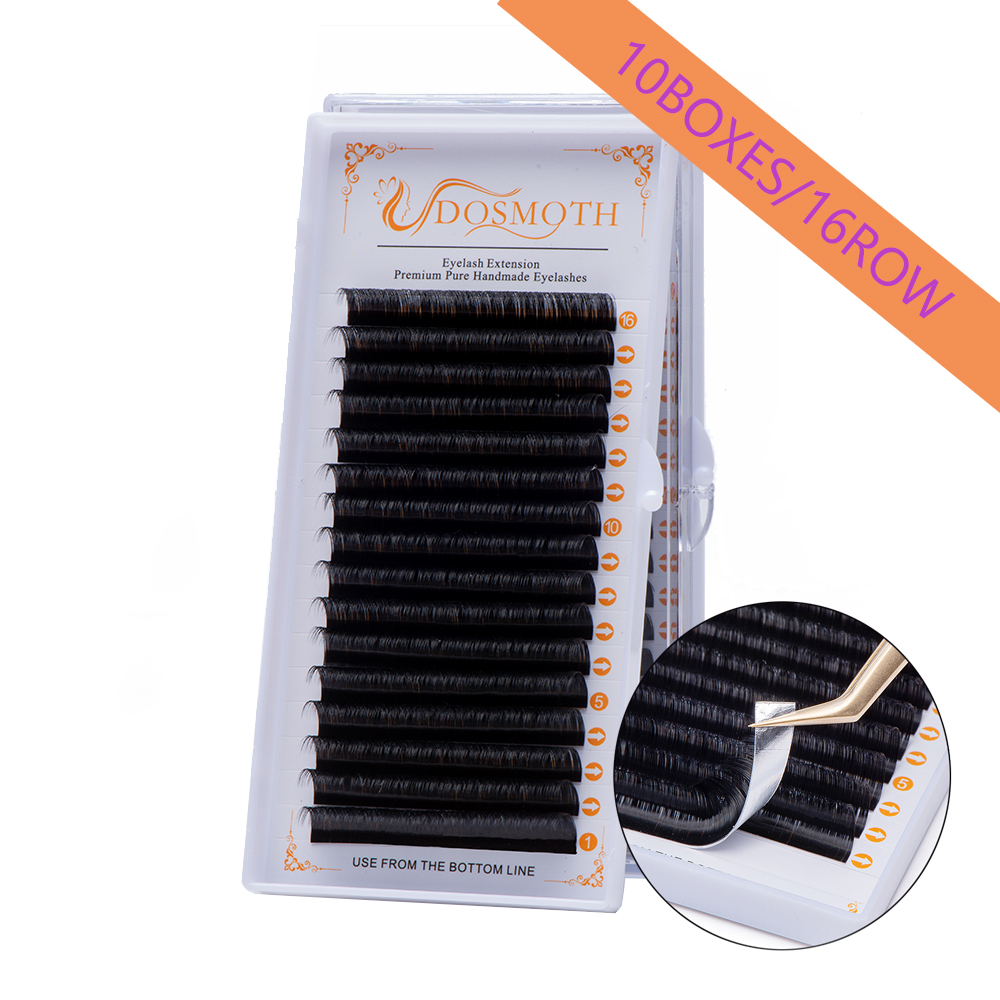 Lash Tray Organizer - DOSMOTH 10 boxes 16rows 7-16mm mink
