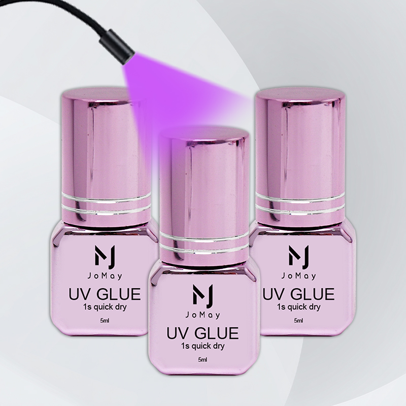 Eyelash Extension Uv Glue - JOMAY 3 Bottles Fast Drying UV