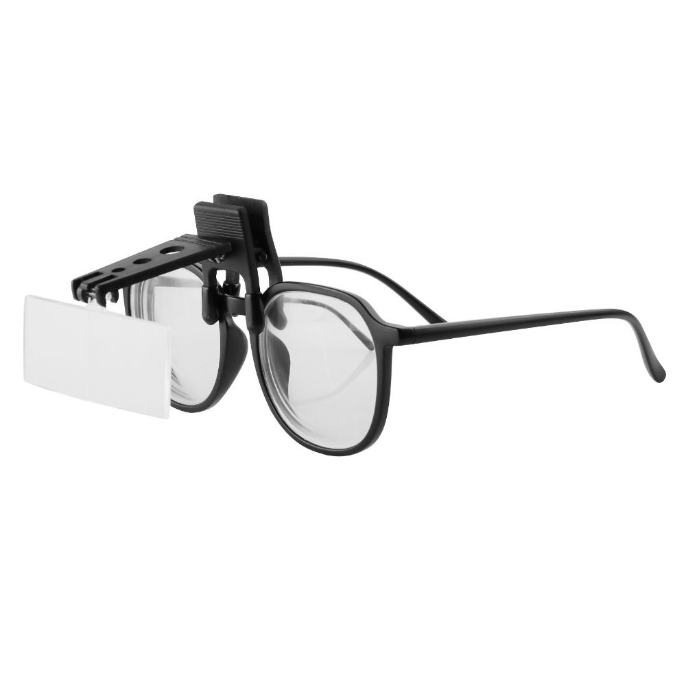 New Folding LED Magnifier Adju - Eyelash Extension With Glasses ulasan dan harga