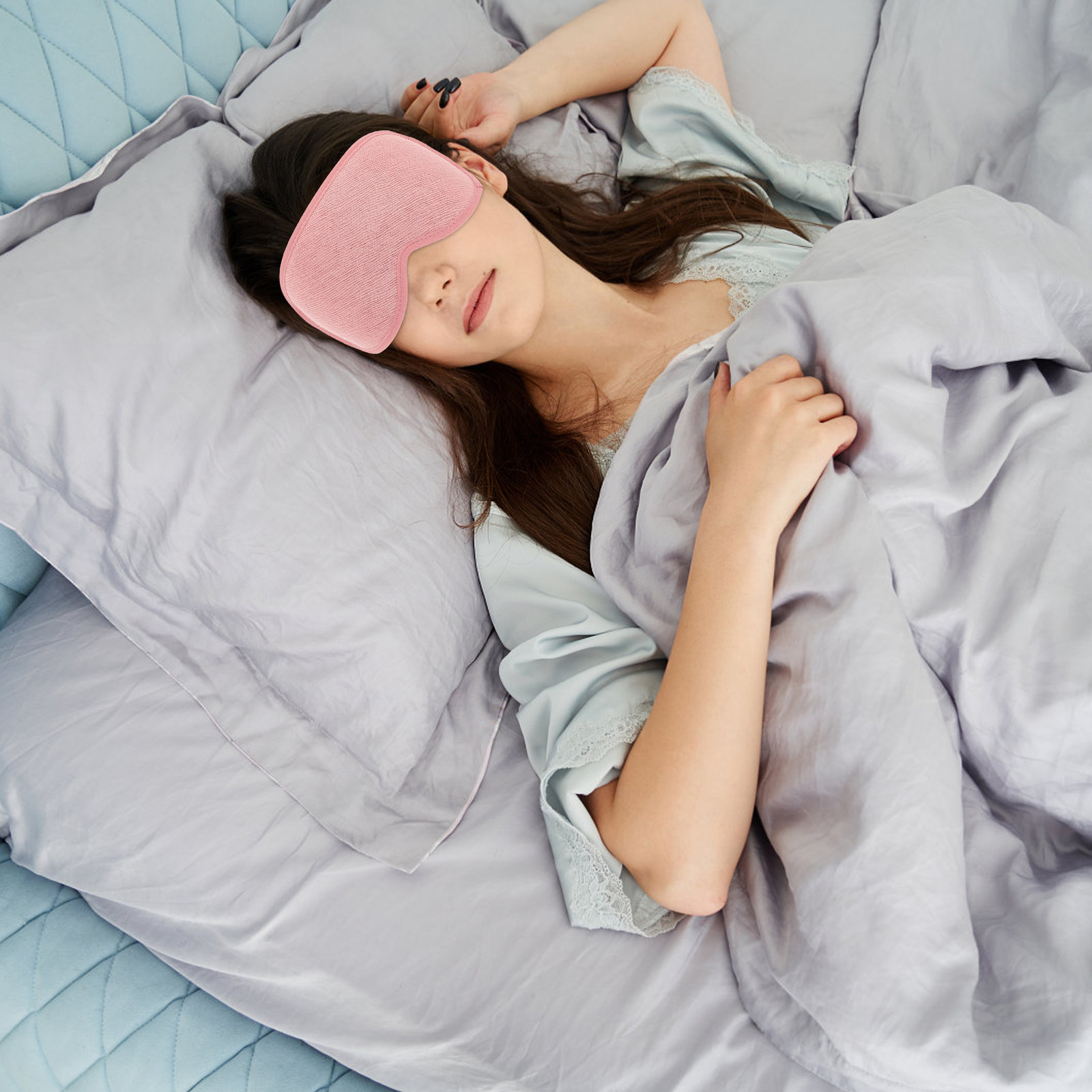 3D Contoured Sleep Mask Blacko - Eyelash Extension For Men ulasan dan harga