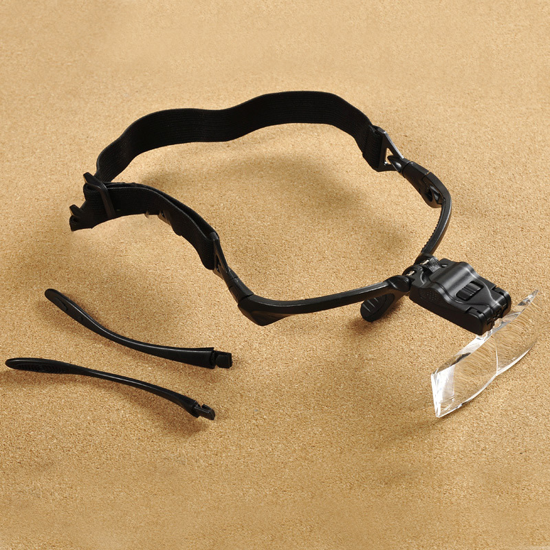Magnifying Glass Head Mounted  - Eyelash Extension With Glasses ulasan dan harga
