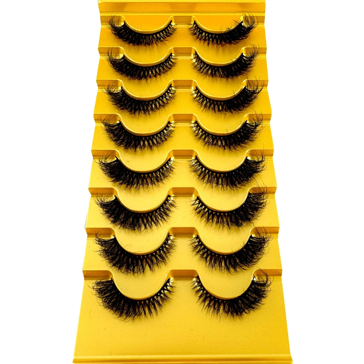 AMSDCN New 8 pairs of cat eye  - Eyelash Extension Cat Eye Wispy ulasan dan harga
