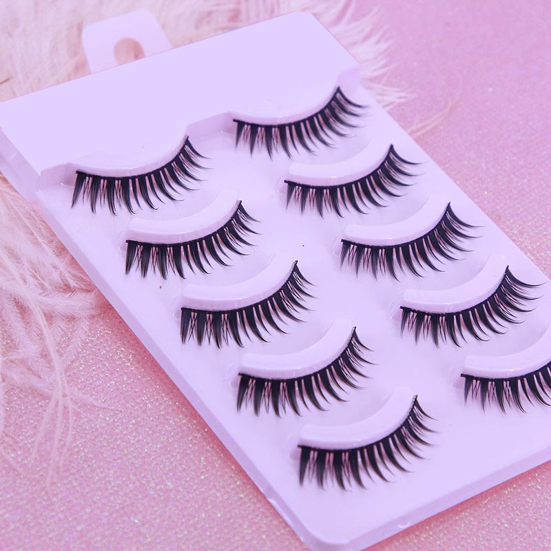 Handmade 5 Pairs Japanese Styl - Eyelash Extension Japanese Style ulasan dan harga