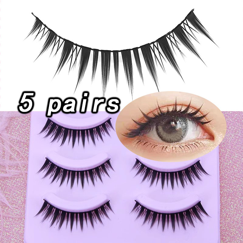 Handmade 5 Pairs Japanese Styl - Eyelash Extension Japanese Style ulasan dan harga