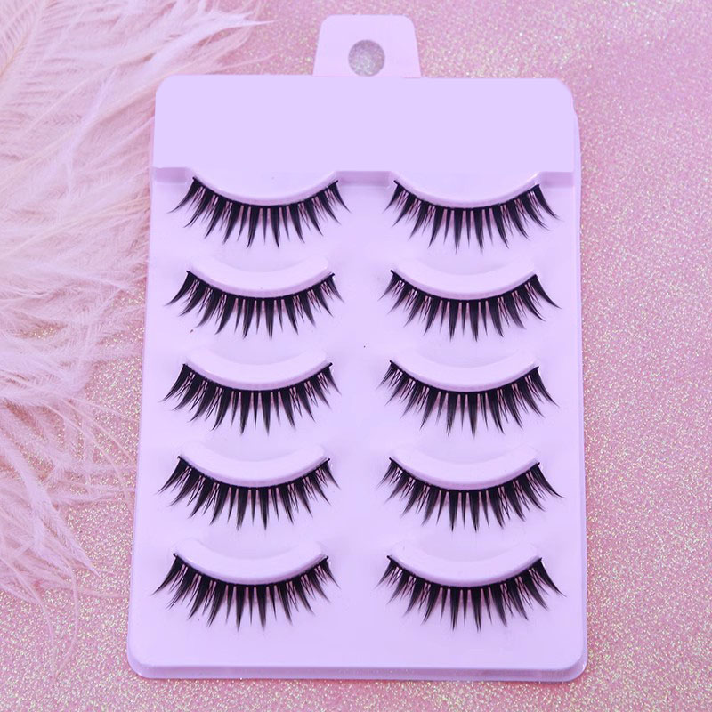 Handmade 5 Pairs Japanese Styl - Eyelash Extension Japanese Style ulasan dan harga