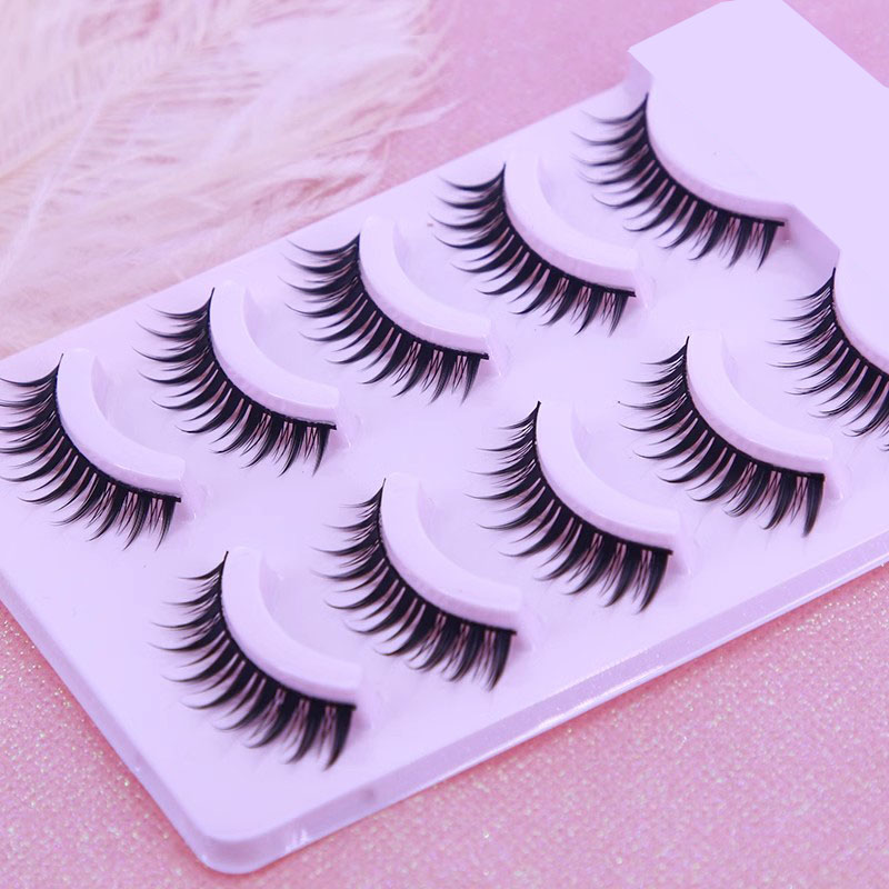 Handmade 5 Pairs Japanese Styl - Eyelash Extension Japanese Style ulasan dan harga
