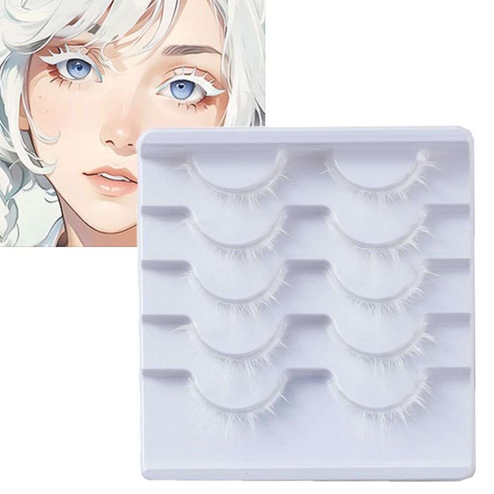 Hot White White Anime Eyelashe - Eyelash Extension Japanese Style ulasan dan harga