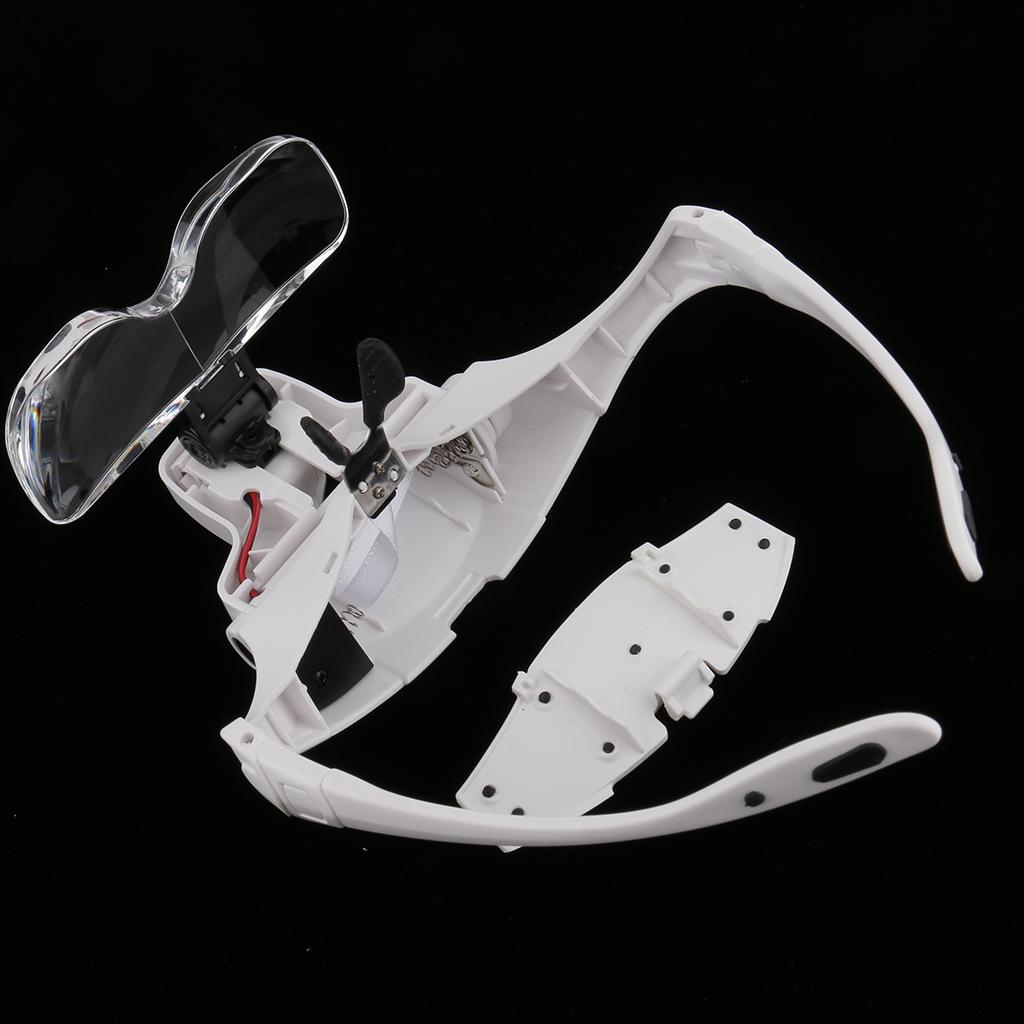 Magnifier Glasses with LED Rot - Eyelash Extension With Glasses ulasan dan harga