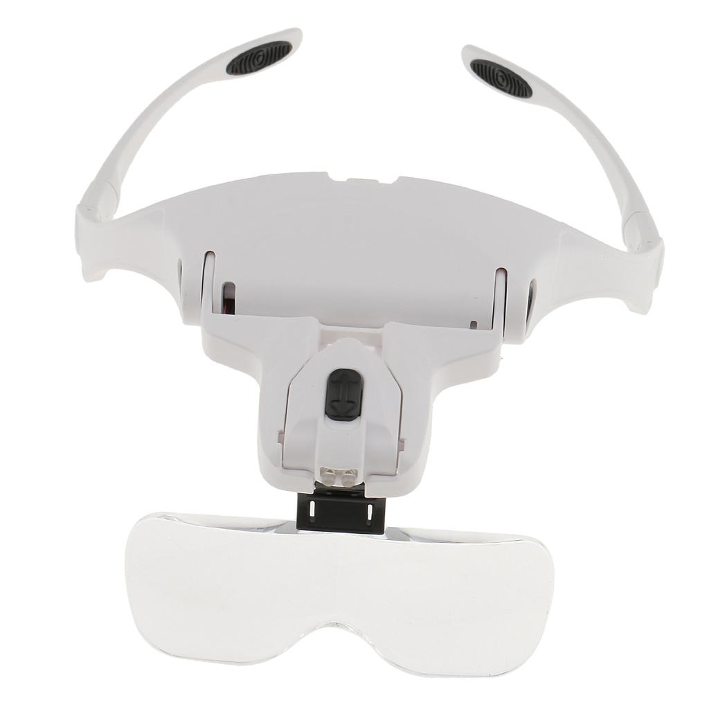 Magnifier Glasses with LED Rot - Eyelash Extension With Glasses ulasan dan harga