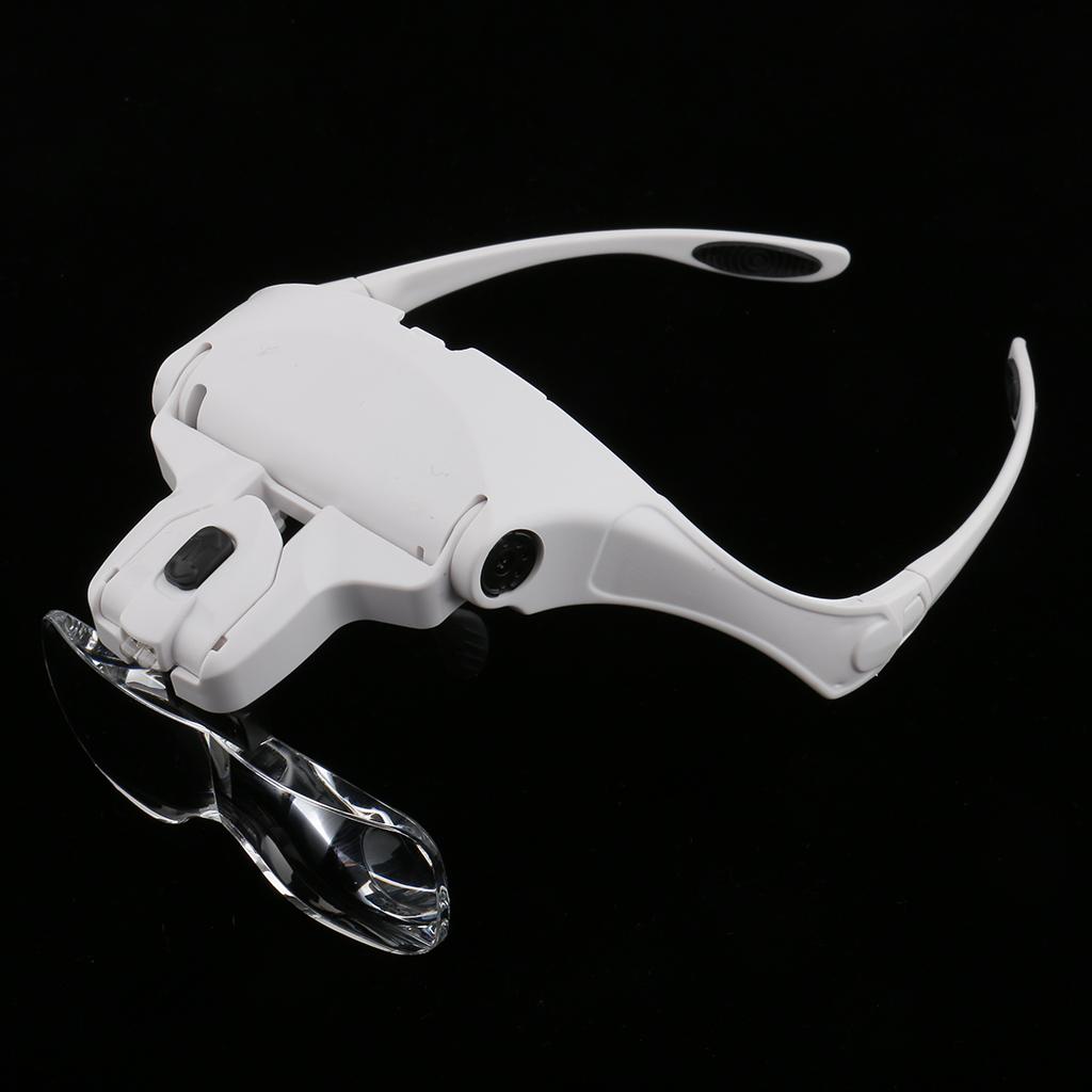 Magnifier Glasses with LED Rot - Eyelash Extension With Glasses ulasan dan harga