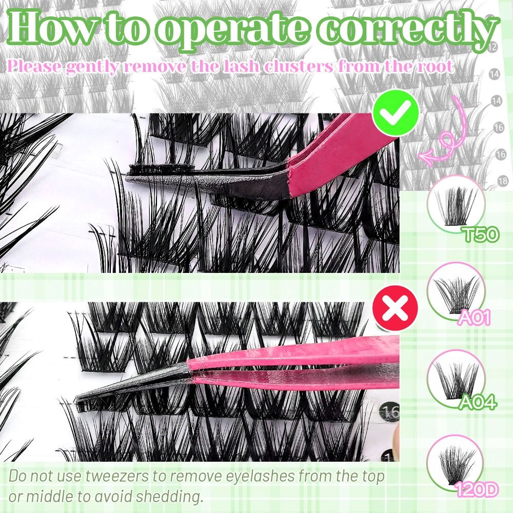 Natural Look False Eyelashes B - Lashes Eyelash Extension ulasan dan harga