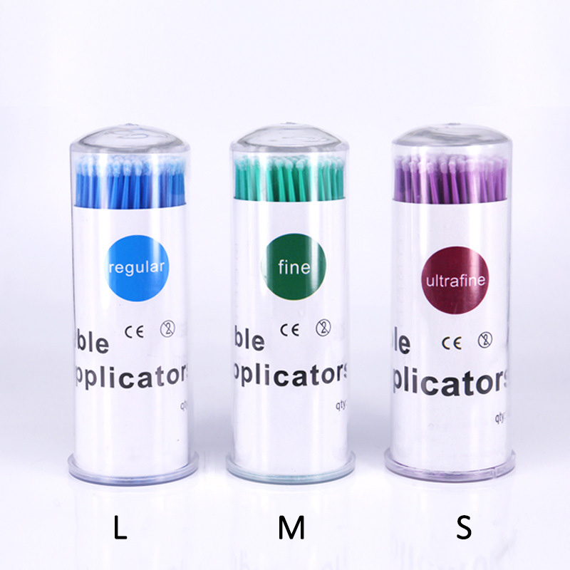 100Pcs/bottle MicroBrush For E - Lashes Eyelash Extension ulasan dan harga