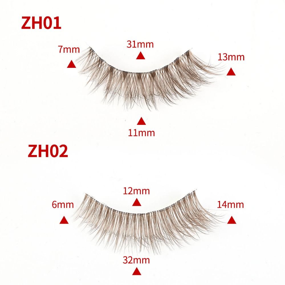 7 Pairs Simulation Eye Eyelash - Eyelash Extension Cat Eye Wispy ulasan dan harga