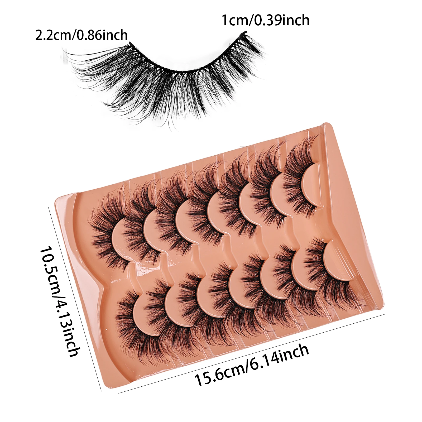 7 Pairs Cat Eye Eyelashes 3D N - Eyelash Extension Cat Eye Wispy ulasan dan harga