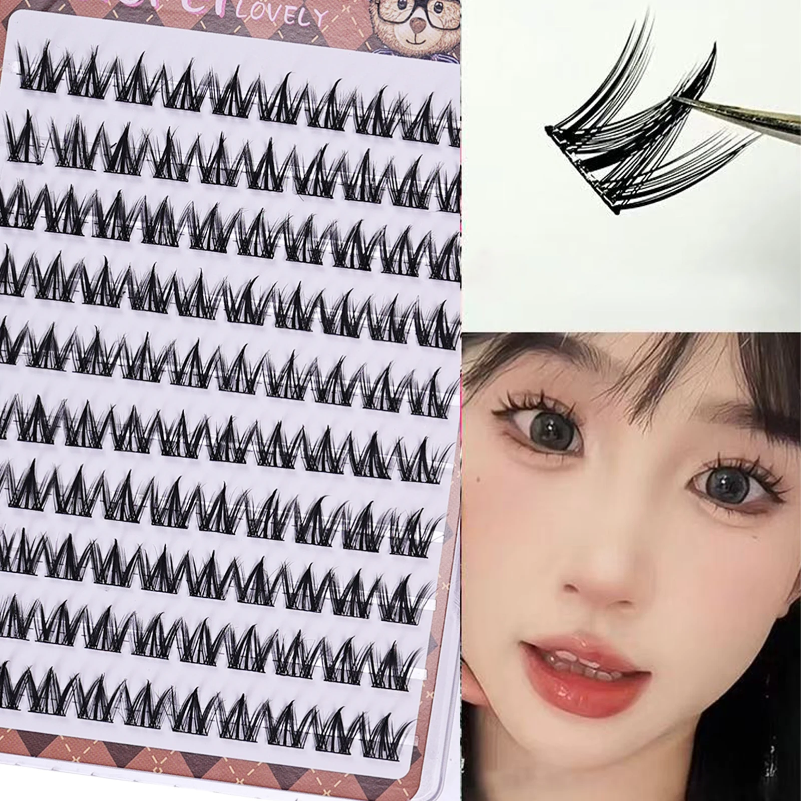 Glue-free Thick Natural Curlin - Eyelash Extension Uv Glue ulasan dan harga