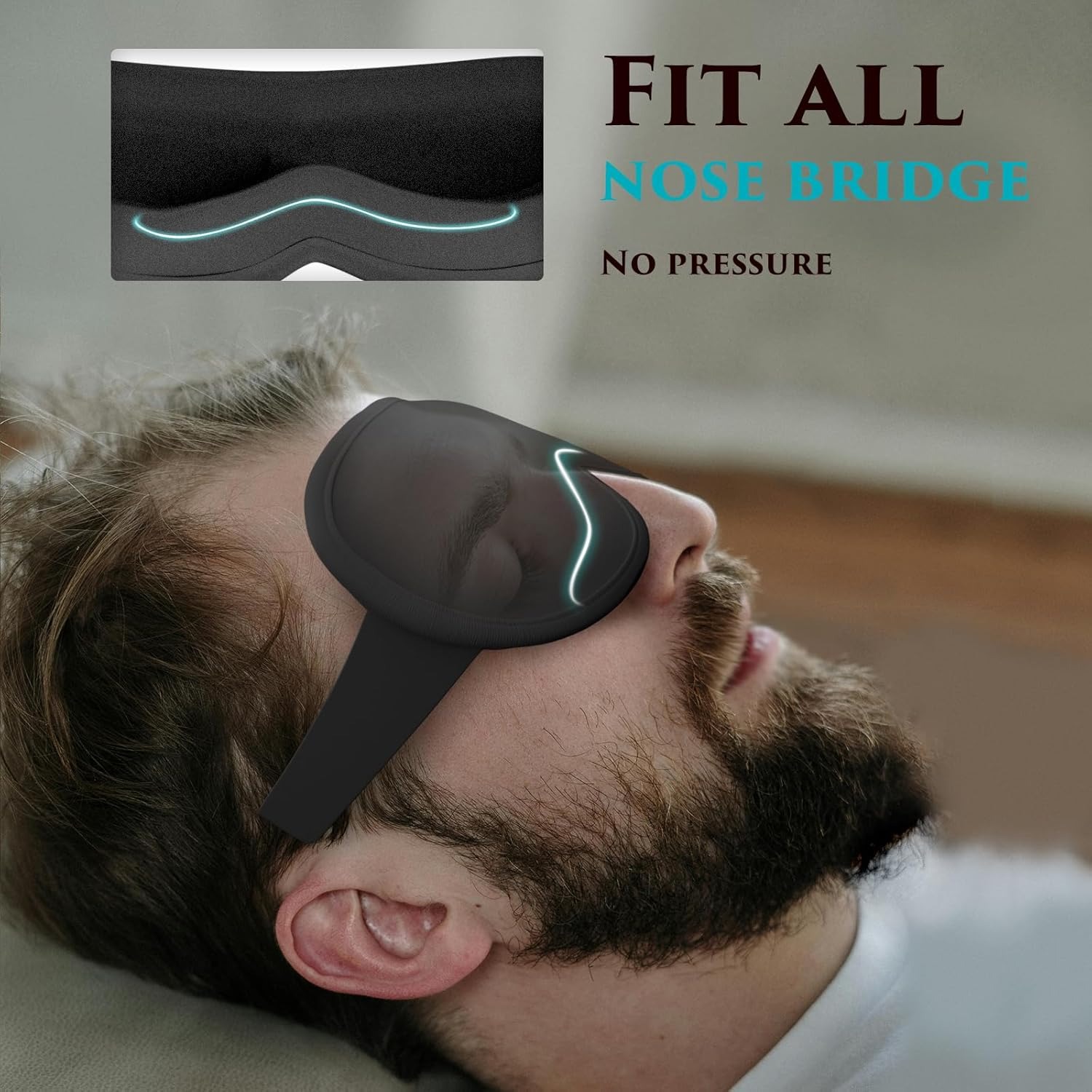 Eye Mask Cover for Sleeping -  - Eyelash Extension For Men ulasan dan harga