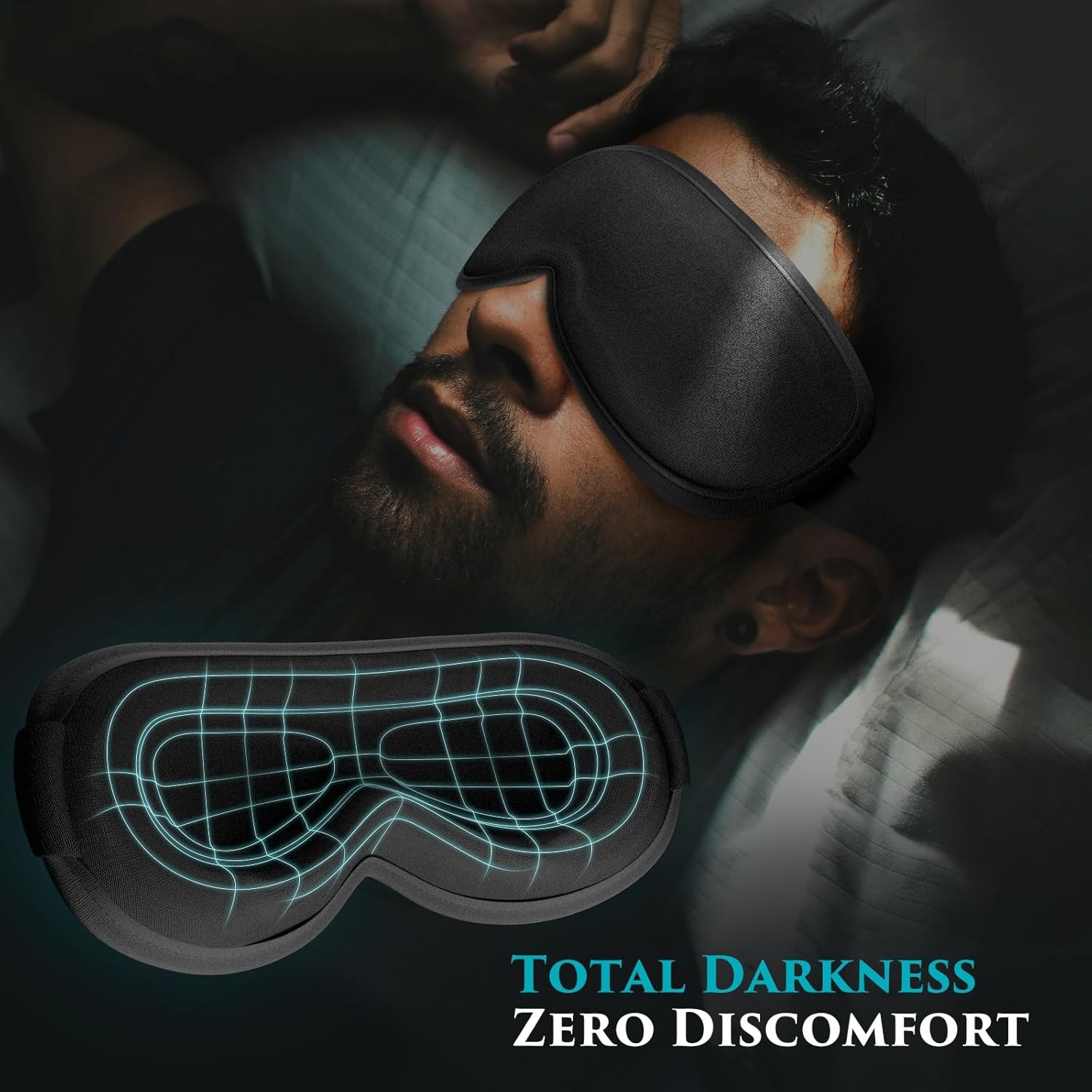 Eye Mask Cover for Sleeping -  - Eyelash Extension For Men ulasan dan harga