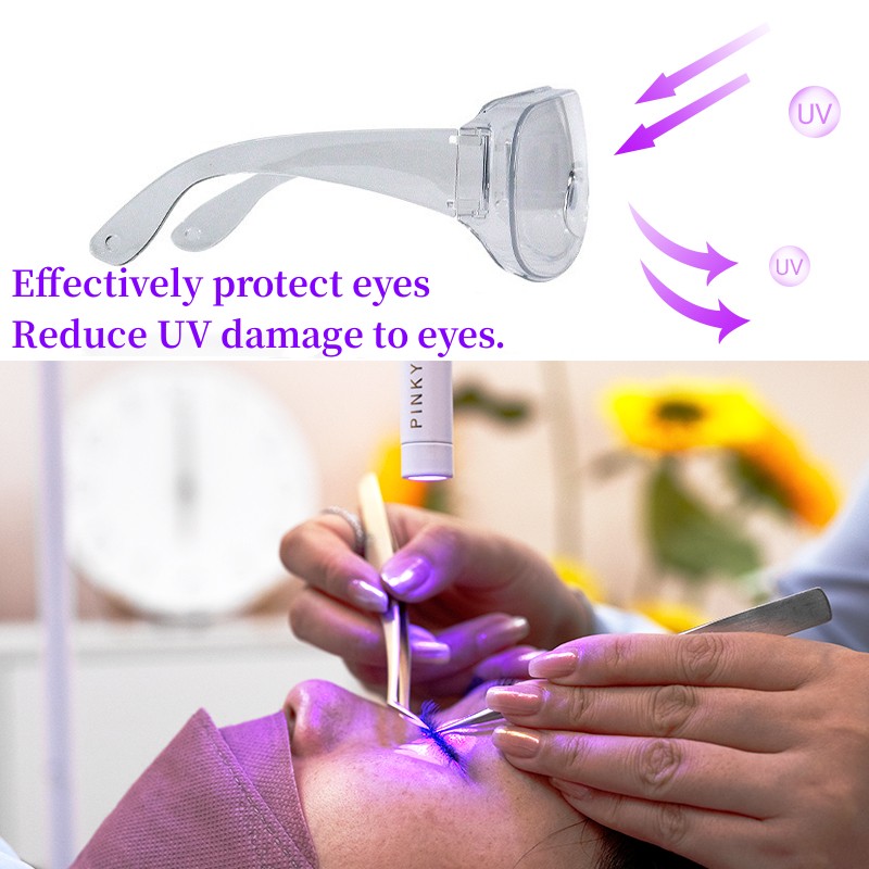 UV Protective Glasses UV Eyela - Eyelash Extension With Glasses ulasan dan harga