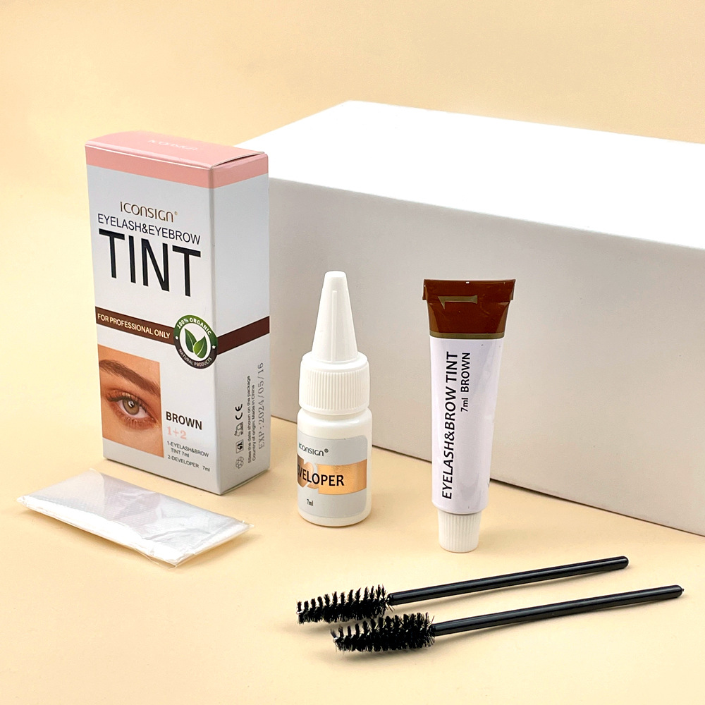 Eyelash Eyebrow Dye Tint Kit F - Eyelash Extension Full Set ulasan dan harga