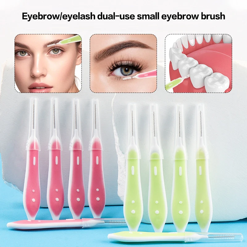 10 Pcs Eyebrow Brushes Mini Br - Lashes Eyelash Extension ulasan dan harga