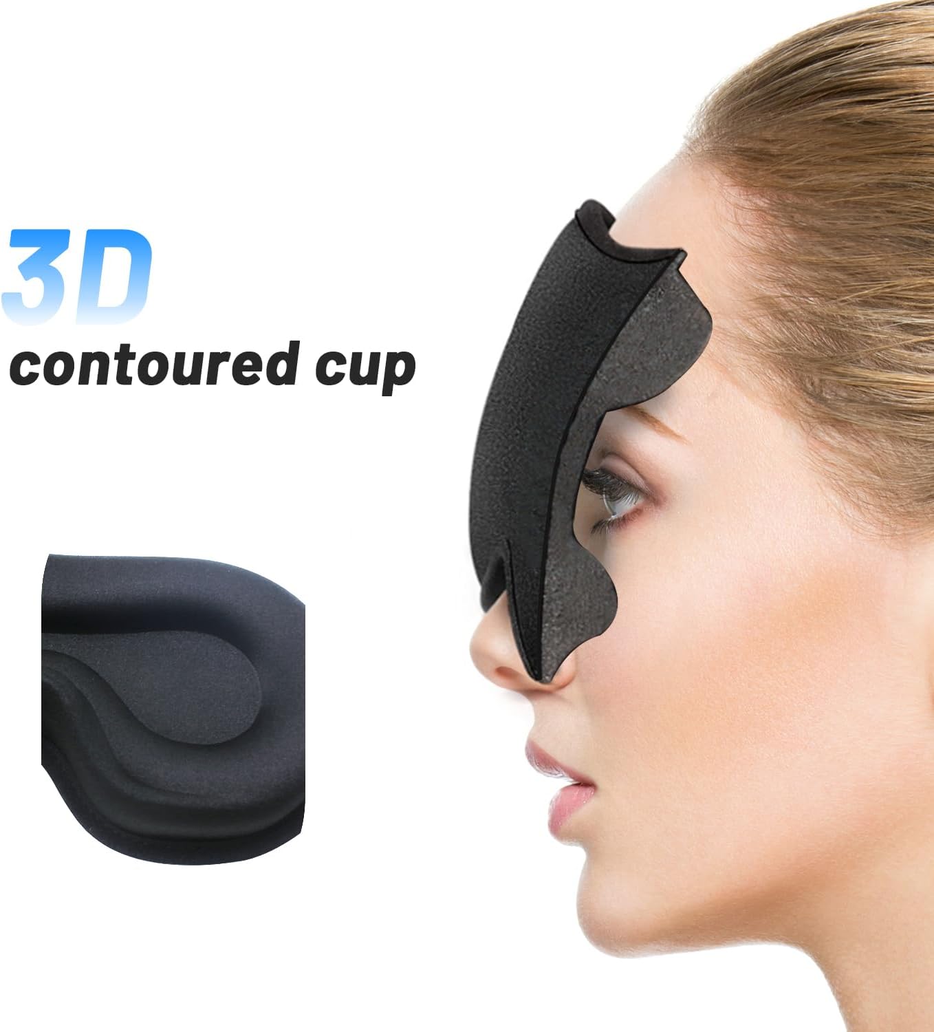 Sleep Eye Mask for Men Women,  - Eyelash Extension For Men ulasan dan harga