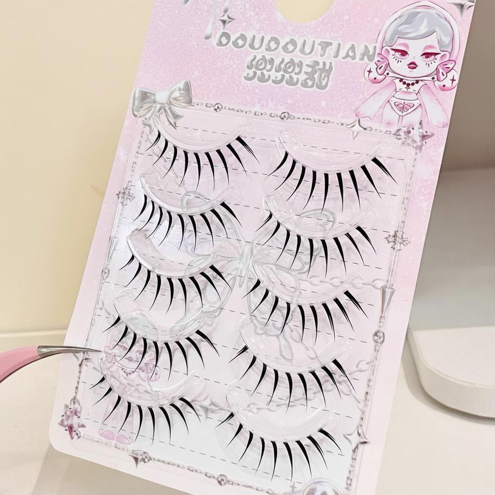 5 Pairs Natural False Eyelashe - Eyelash Extension Japanese Style ulasan dan harga