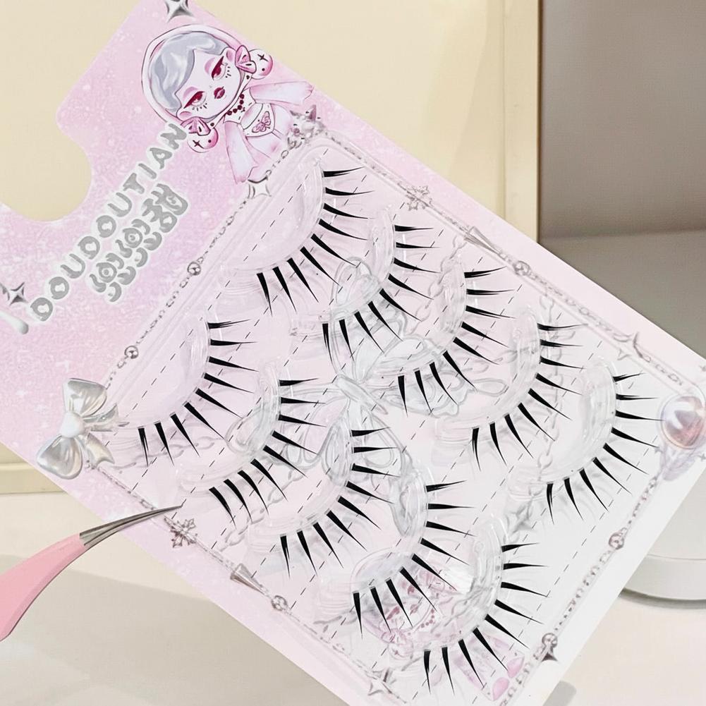 5 Pairs Natural False Eyelashe - Eyelash Extension Japanese Style ulasan dan harga
