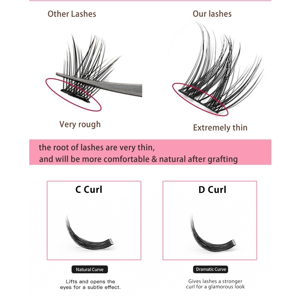 Natural Look DIY Lashes Extens - Lashes Eyelash Extension ulasan dan harga