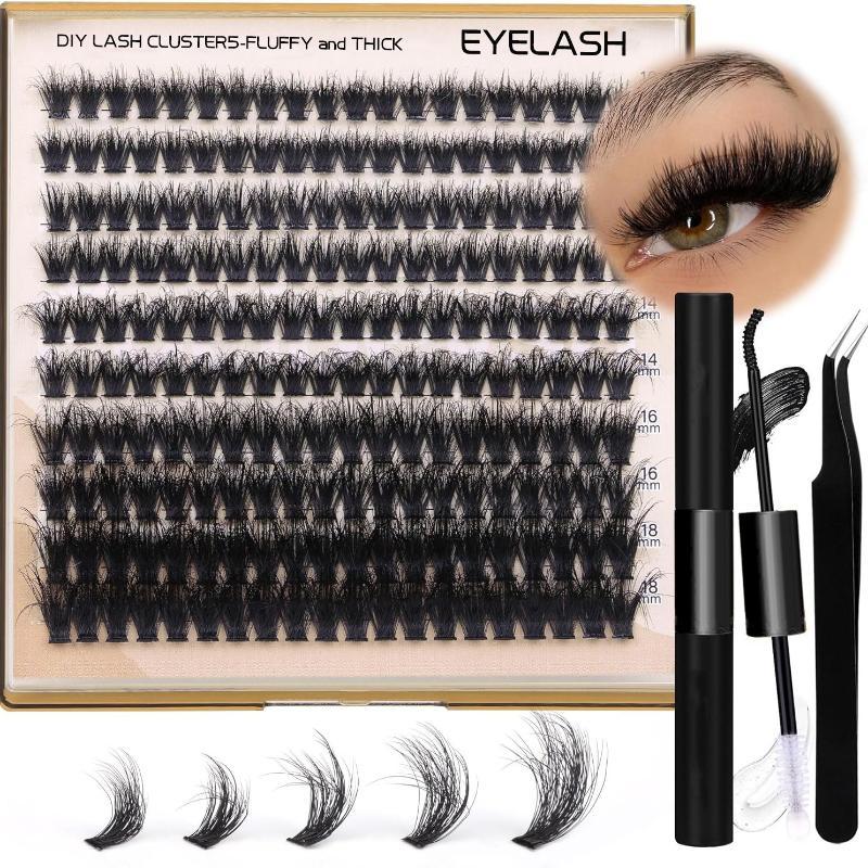 New Fluffy Thick Lash Clusters - Lashes Eyelash Extension ulasan dan harga