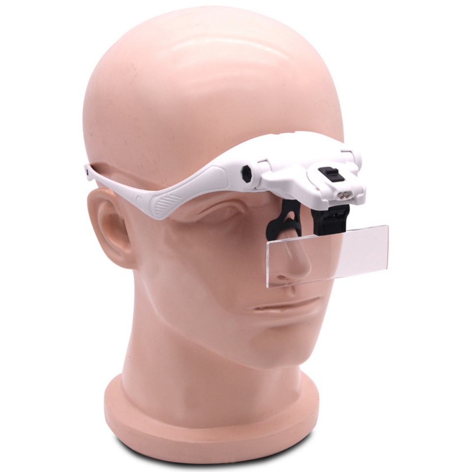 5 Lens Adjustable Loupe Headba - Eyelash Extension With Glasses ulasan dan harga
