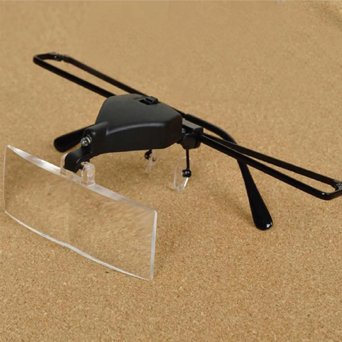 LED Magnifier Magnifying Glass - Eyelash Extension With Glasses ulasan dan harga
