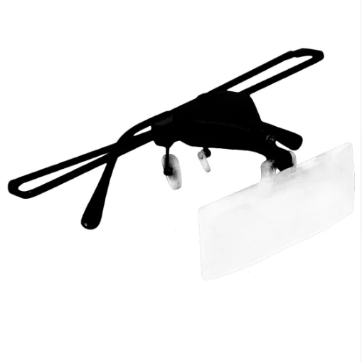 LED Magnifier Magnifying Glass - Eyelash Extension With Glasses ulasan dan harga