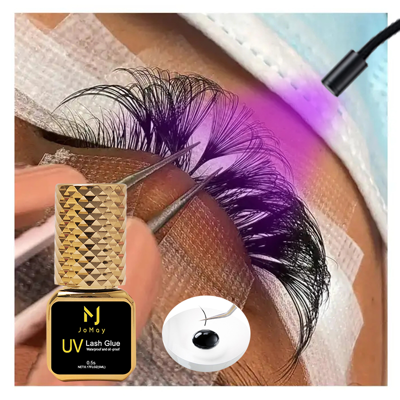 JOMAY Black UV Lash Glue 0.5S  - Eyelash Extension Uv Glue ulasan dan harga