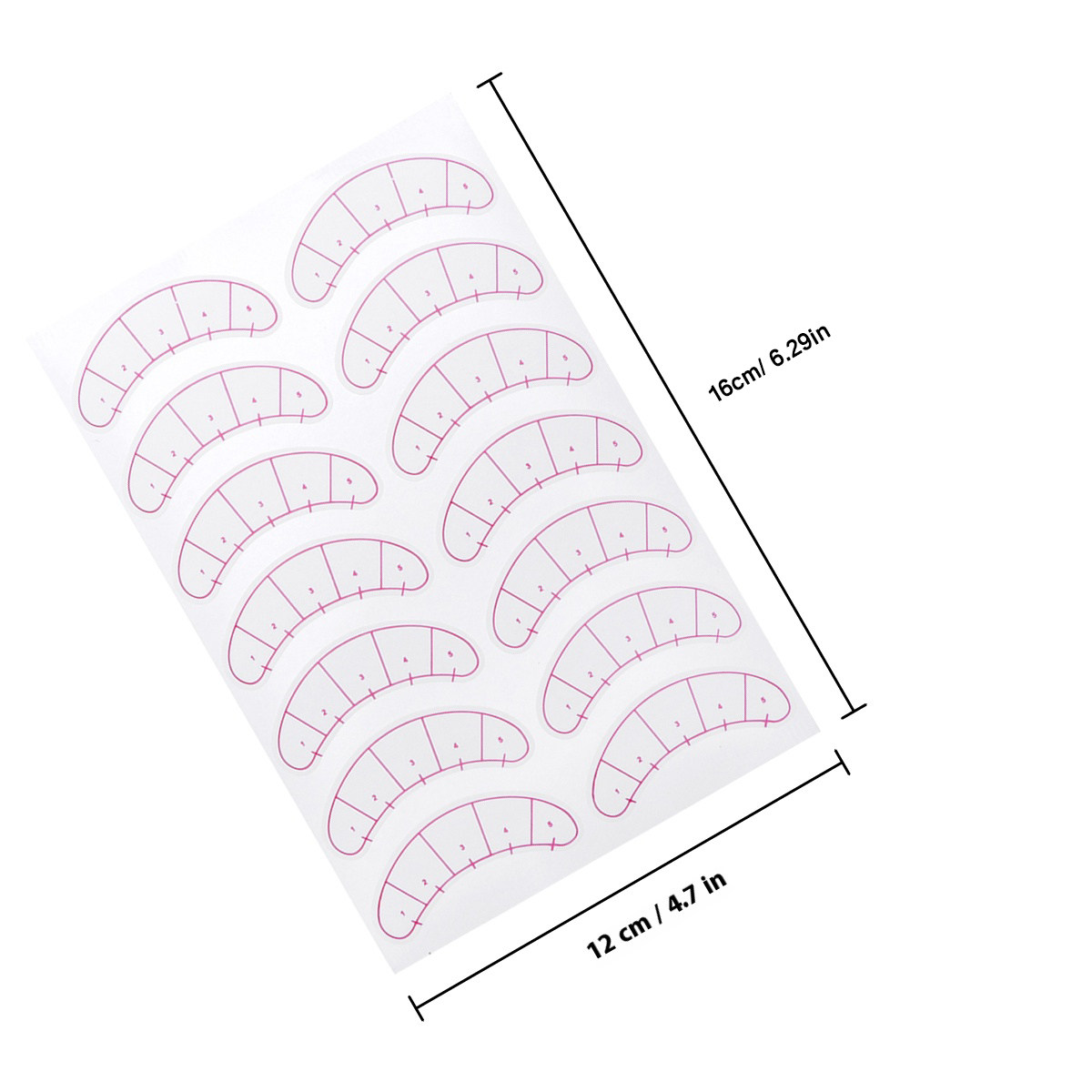 1Pack Eyelash Isolated Sticker - Eyelash Extension Is Safe ulasan dan harga