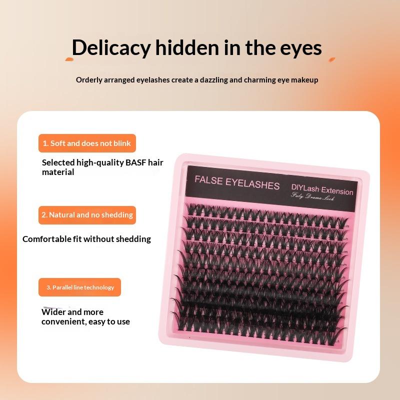New 10Row 140 Clusters Fluffy  - Lashes Eyelash Extension ulasan dan harga