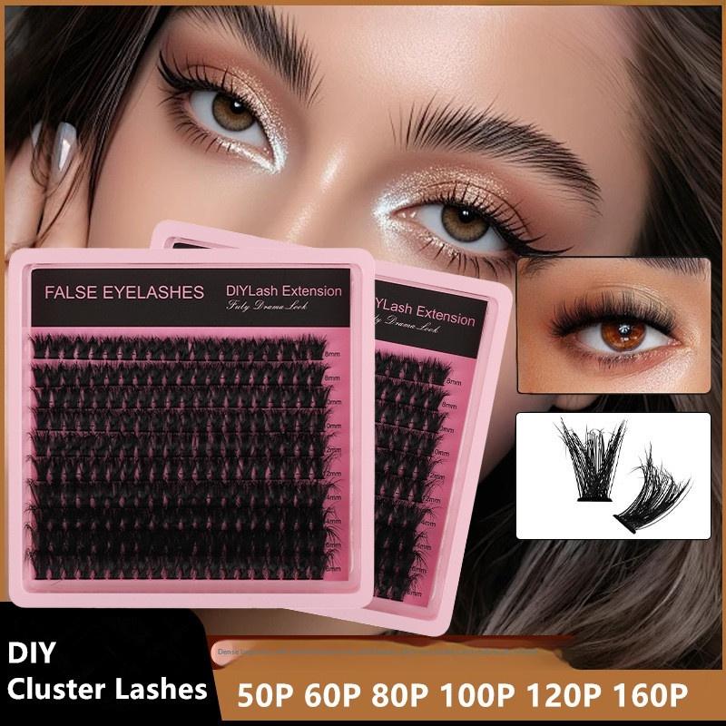 New 10Row 140 Clusters Fluffy  - Lashes Eyelash Extension ulasan dan harga