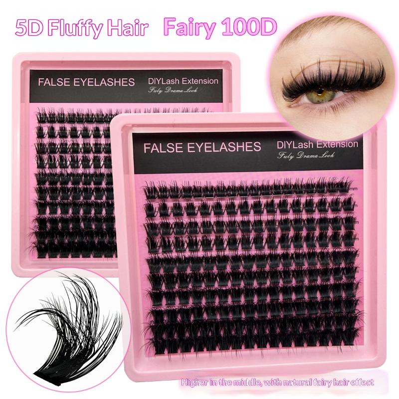 New 10Row 140 Clusters Fluffy  - Lashes Eyelash Extension ulasan dan harga