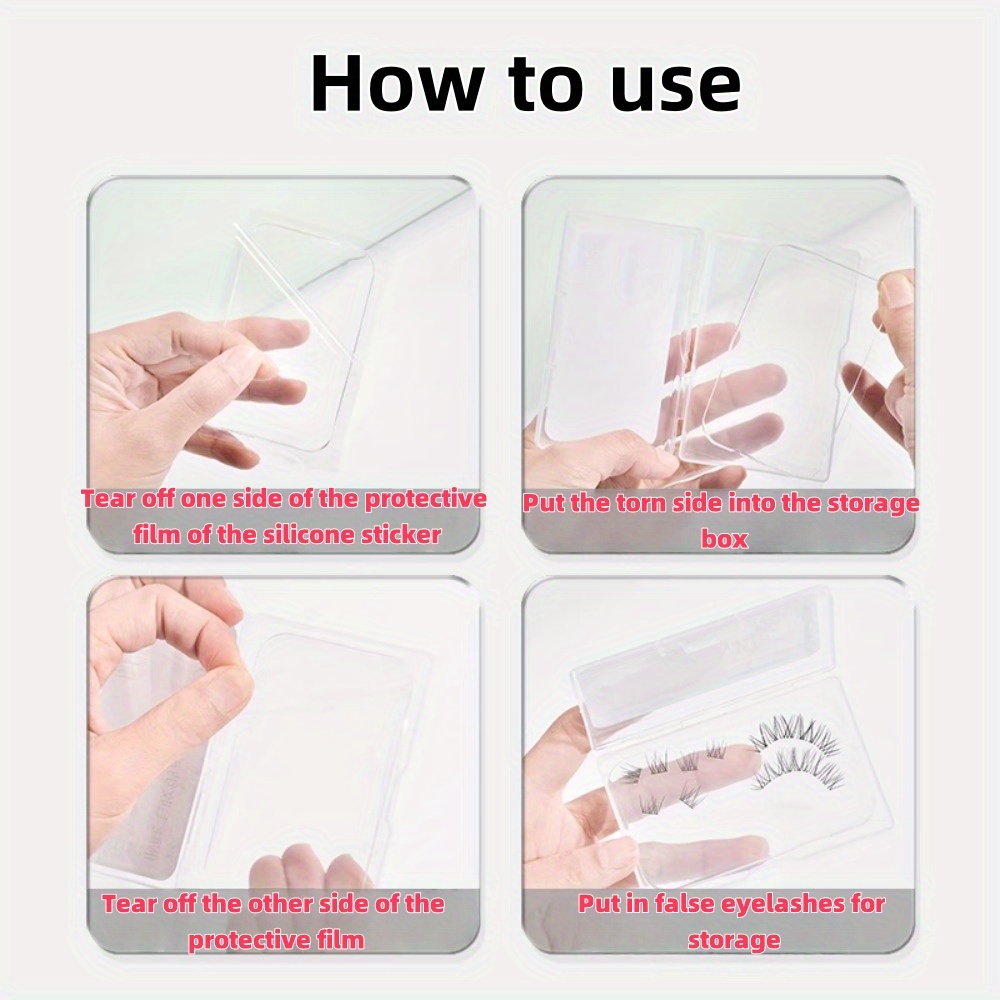 Portable False Eyelashes Stora - Lash Tray Organizer ulasan dan harga