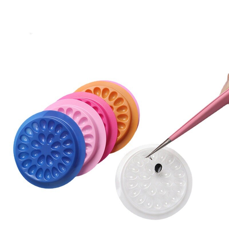 100pcs Eyelash Glue Holder Eye - Eyelash Extension Uv Glue ulasan dan harga