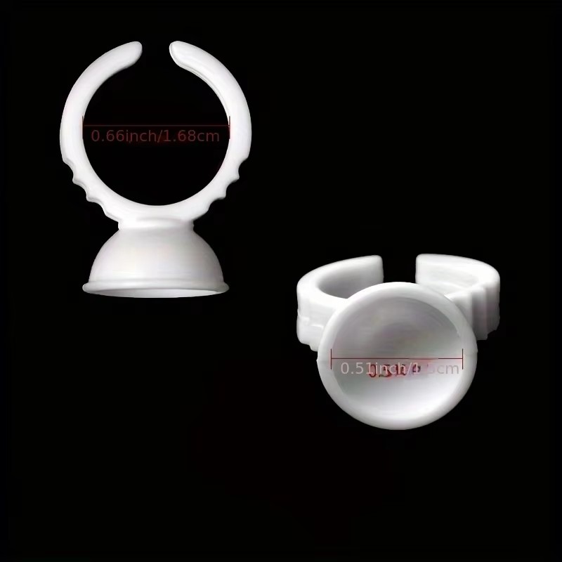 100 Disposable White Glue Hold - Lash Tray Organizer ulasan dan harga