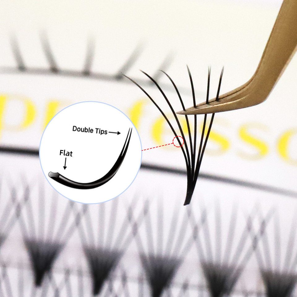 Flat Premade Eyelash Fan 3D 4D - Eyelash Extension Korean ulasan dan harga