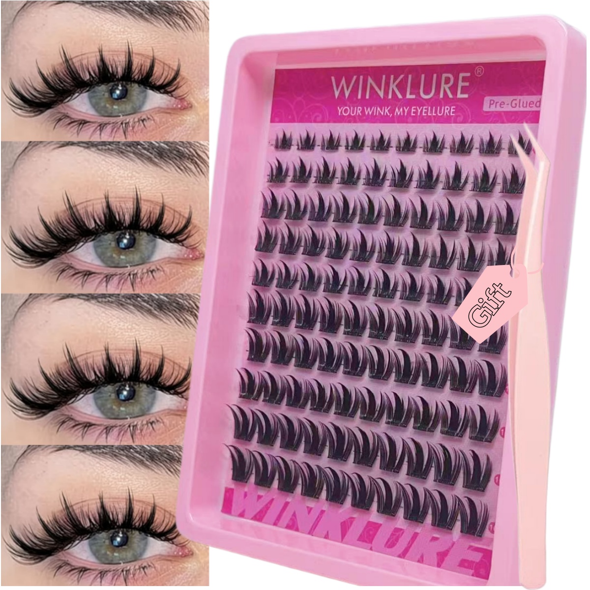 WINKLURE Self-Adhesive False E - Eyelash Extension Uv Glue ulasan dan harga