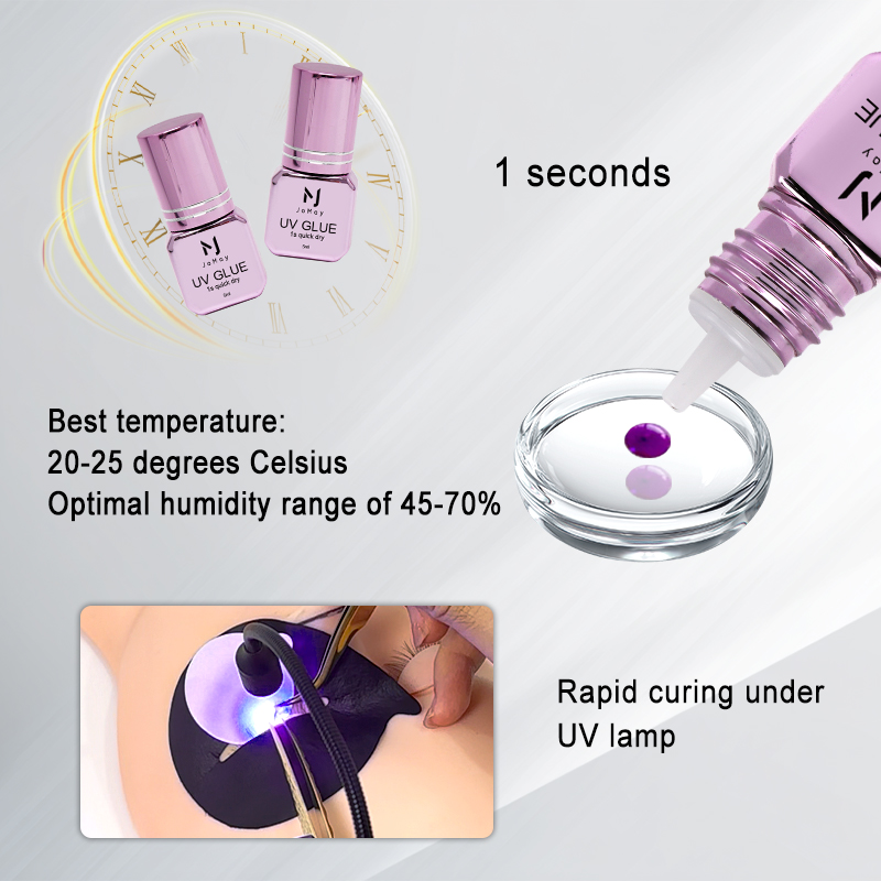 JOMAY 3 Bottles Fast Drying UV - Eyelash Extension Uv Glue ulasan dan harga