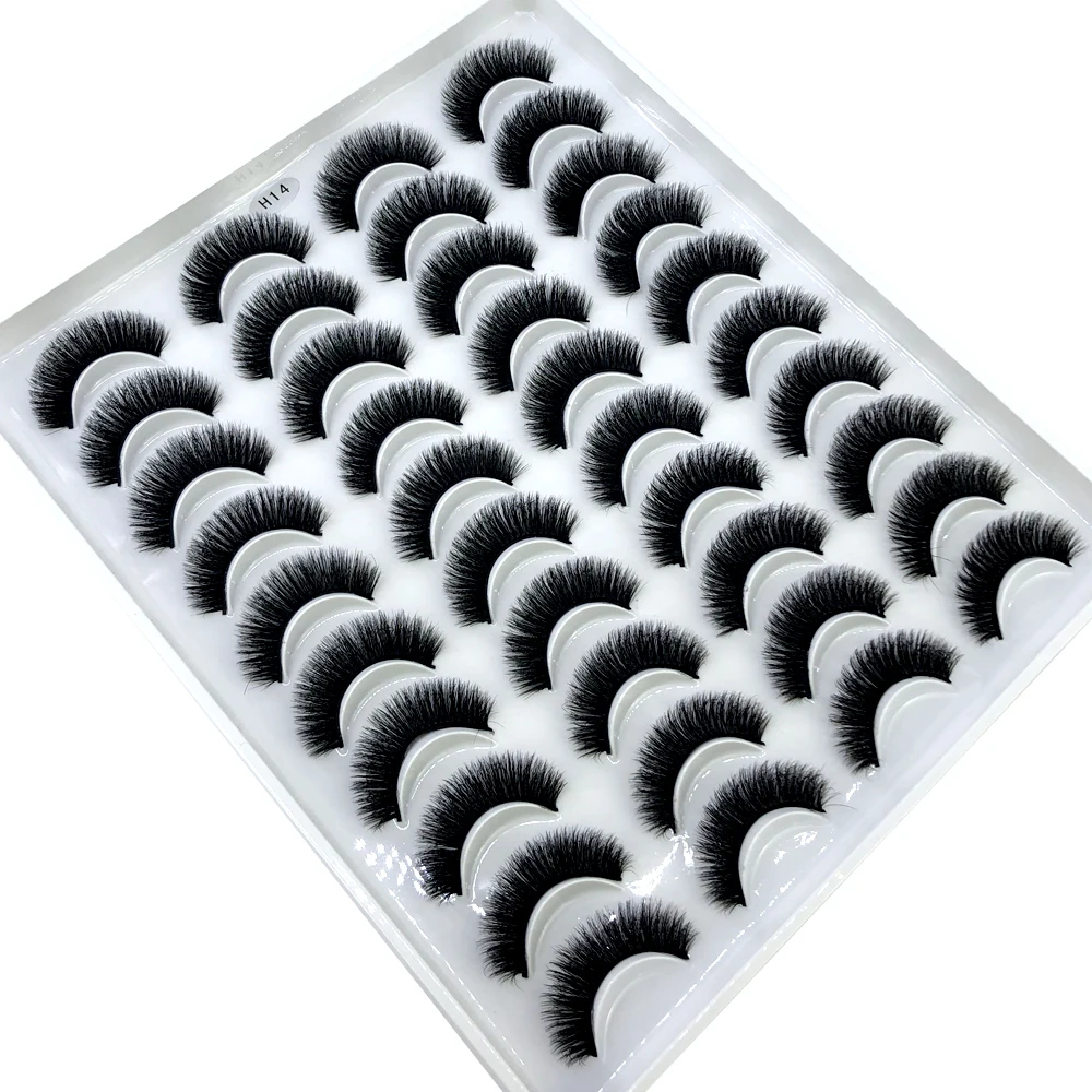 AMSDCN New 20 pairs natural lo - Eyelash Extension Full Set ulasan dan harga