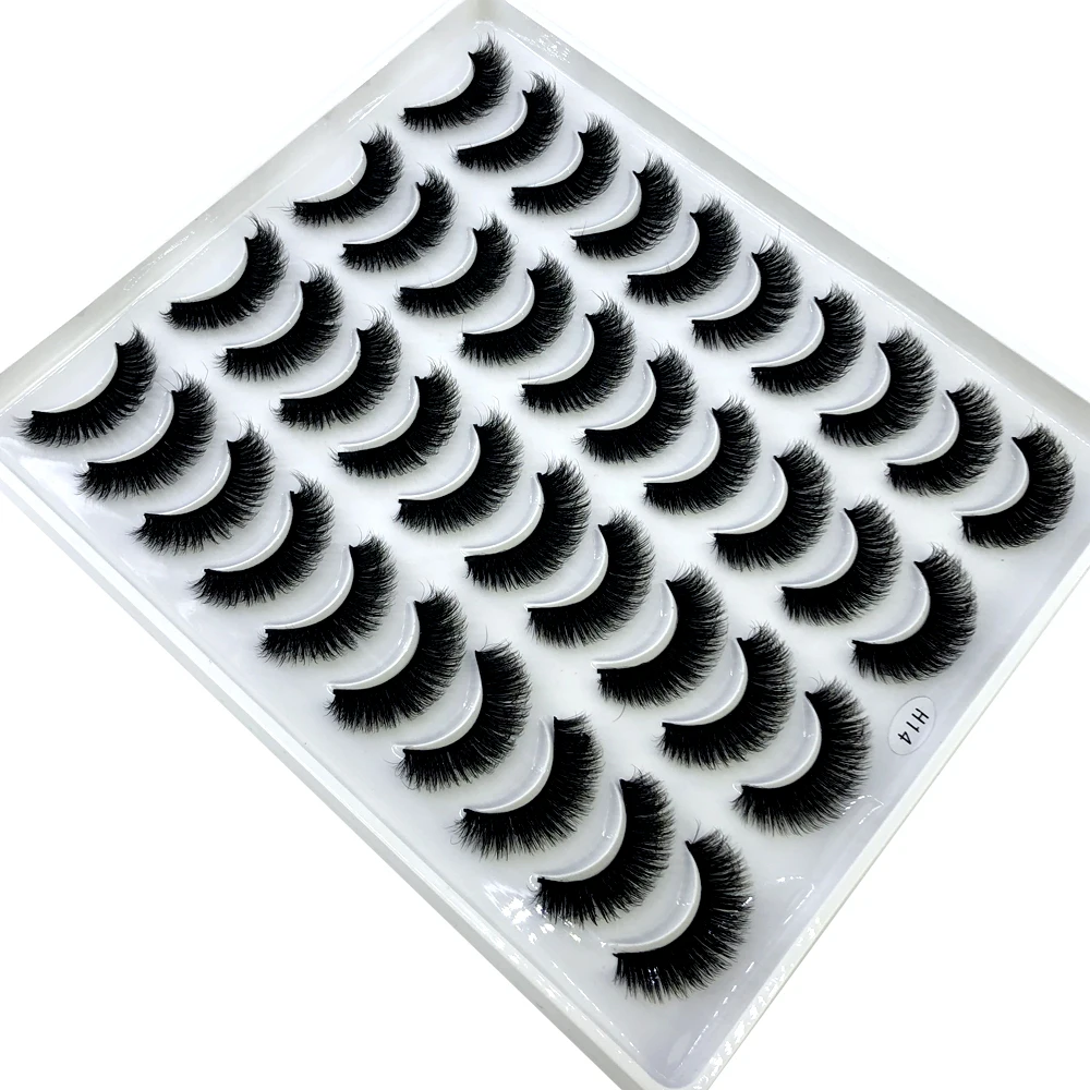 AMSDCN New 20 pairs natural lo - Eyelash Extension Full Set ulasan dan harga