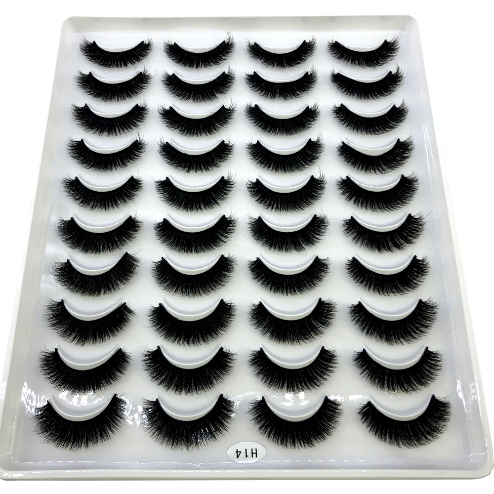 AMSDCN New 20 pairs natural lo - Eyelash Extension Full Set ulasan dan harga